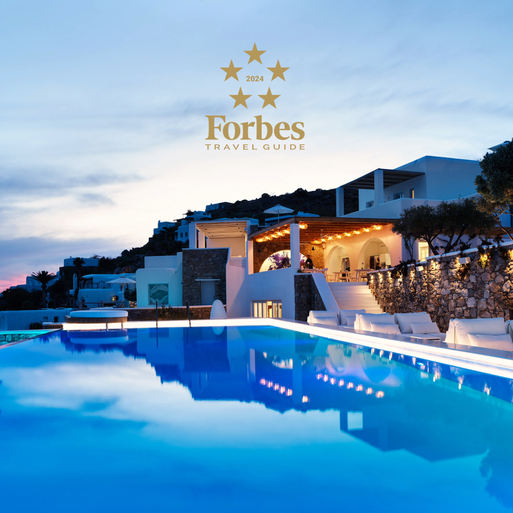 Kορυφαία διάκριση Five-Star για το Katikies Mykonos στα Forbes Travel Guide Star Awards 2024