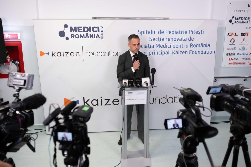 Το Kaizen Foundation ανακαινίζει πτέρυγα του Παιδιατρικού Νοσοκομείου του Πιτέστι στη Ρουμανία