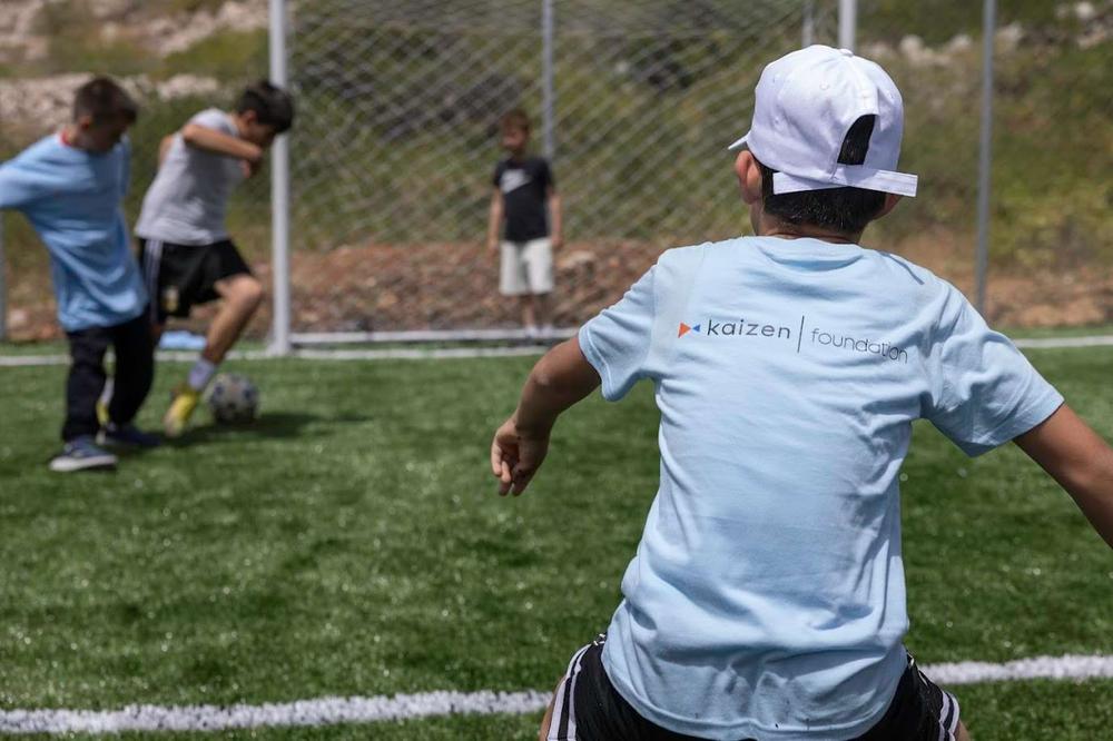 Εγκαίνια Γηπέδου στη Χάλκη από το Kaizen Foundation