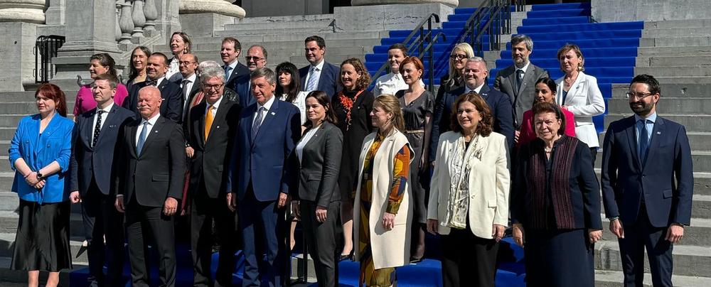 Η Υπουργός Πολιτισμού Λίνα Μενδώνη στο άτυπο Συμβούλιο των Υπουργών Πολιτισμού στην Αμβέρσα.jpeg