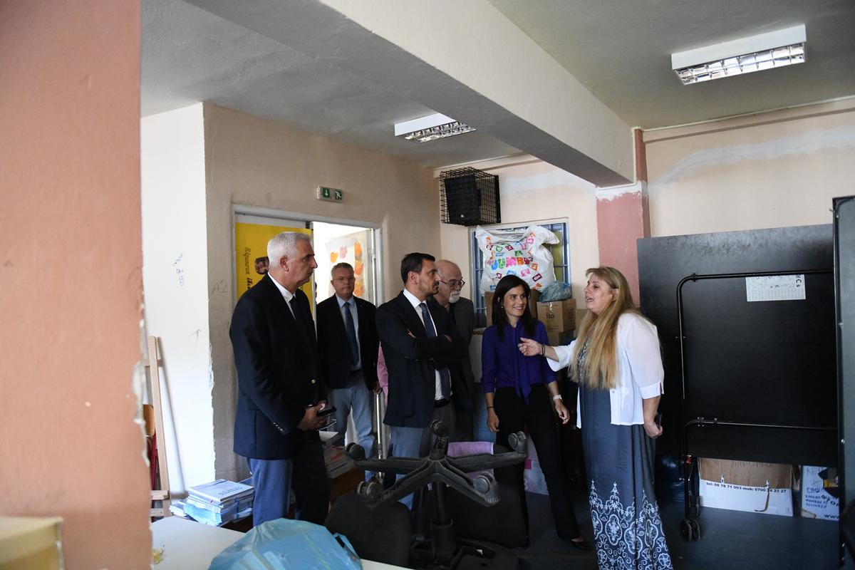 Επίσκεψη του Υφυπουργού Προστασίας του Πολίτη Ανδρέα Νικολακόπουλου, στο Ειδικό Σωφρονιστικό Κατάστημα Νέων Αυλώνα, με αφορμή την έναρξη της νέας Σχολικής χρονιάς