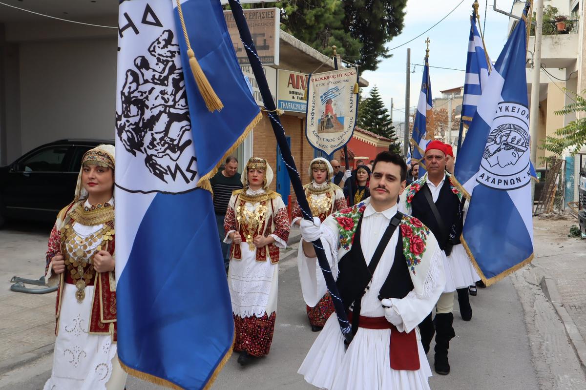 Με τη δέουσα επισημότητα τιμήθηκαν τα Εισόδια της Θεοτόκου και η Ημέρα των Ενόπλων Δυνάμεων από τον Δήμο Αχαρνών