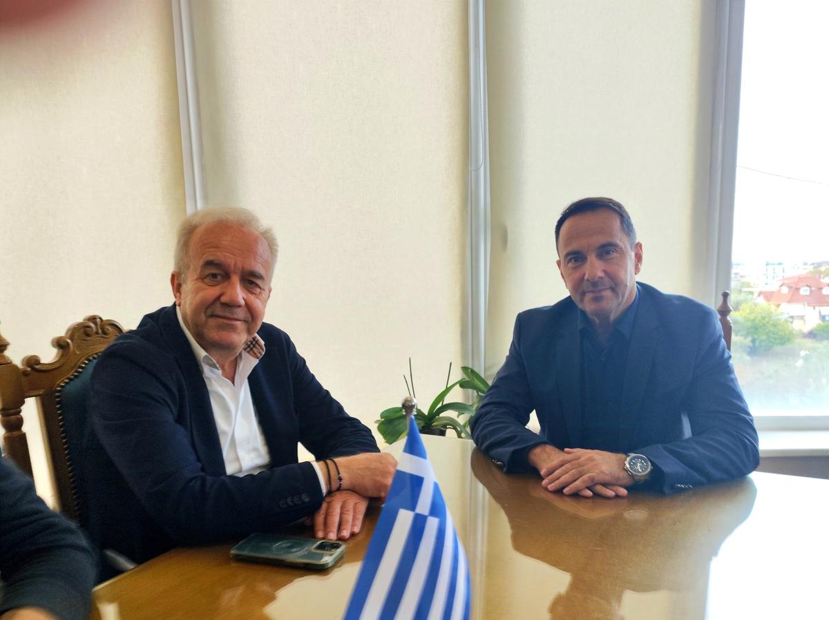 Πρ: - Συνάντηση του Κωνσταντίνου Λεβέντη, με τον Δήμαρχο Ζαχάρως, κ. Κώστα Μητρόπουλο