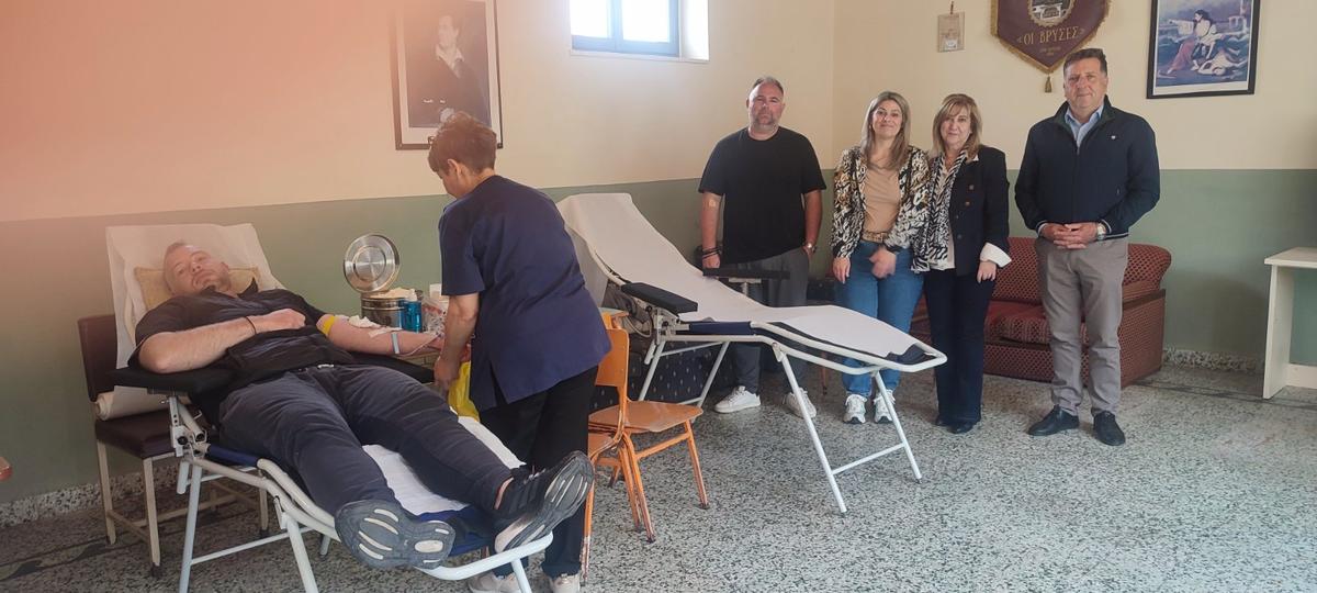 Εθελοντική αιμοδοσία από τον Σύλλογο Περιθωρίου “Οι Βρύσες“