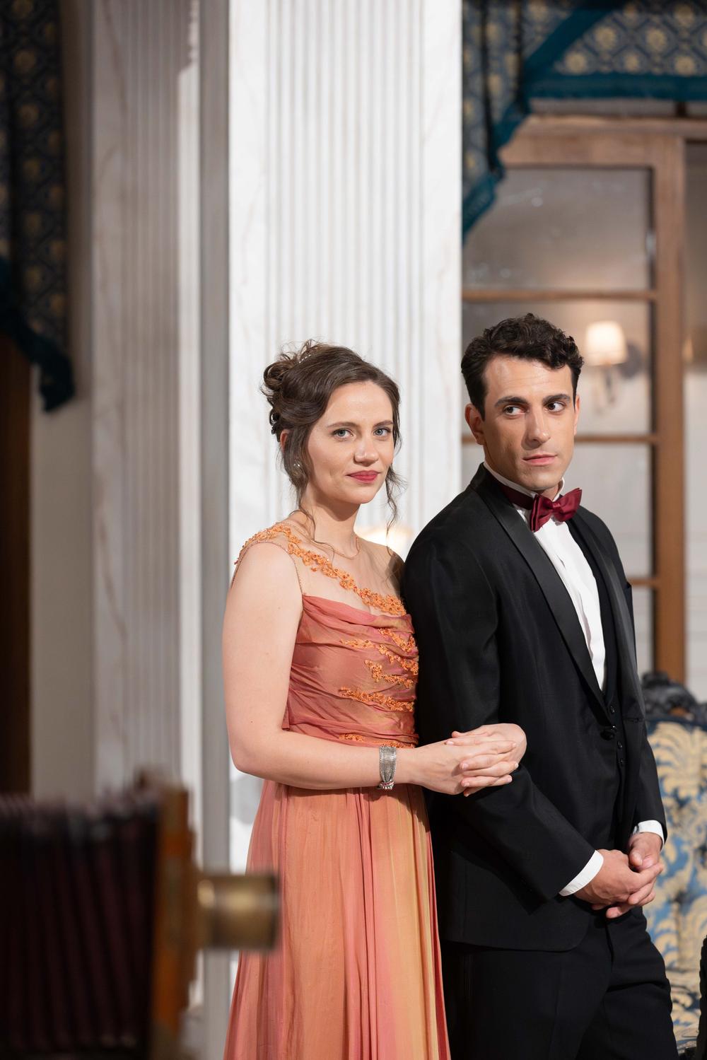 Backstage φωτογραφία από τα γυρίσματα του Grand Hotel