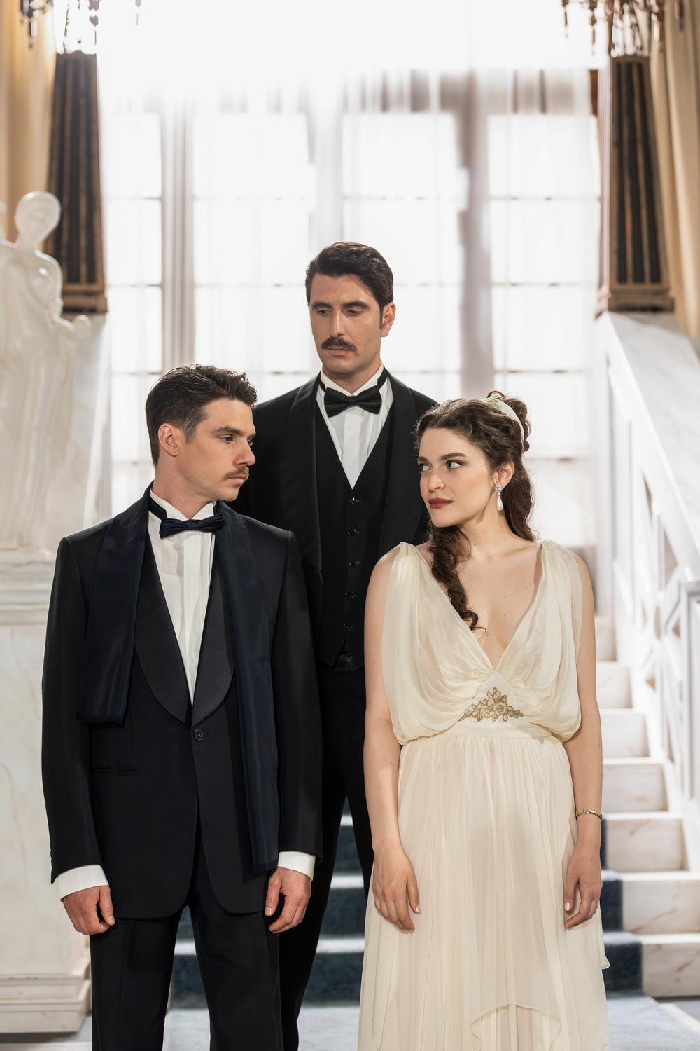 Backstage φωτογραφία από τα γυρίσματα του Grand Hotel