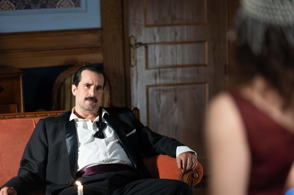 Backstage φωτογραφία από τα γυρίσματα του Grand Hotel