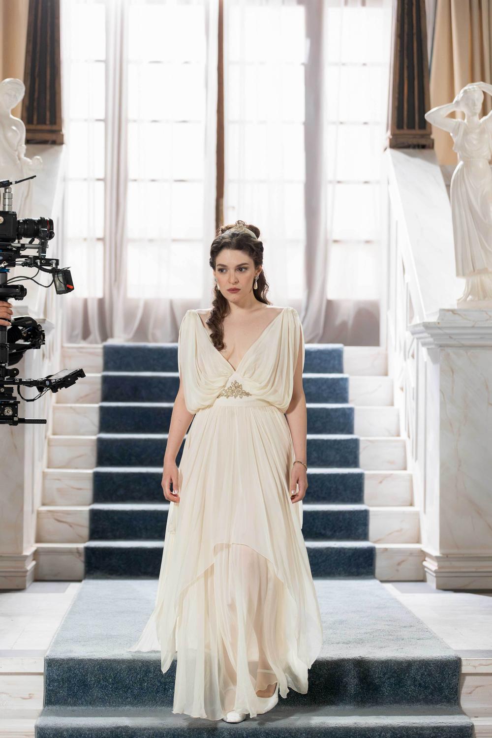 Backstage φωτογραφία από τα γυρίσματα του Grand Hotel