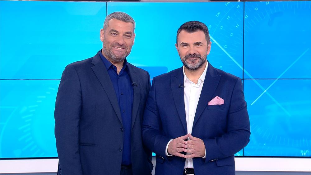 Οι Νίκος Στραβελάκης και Μίνα Καραμήτρου της εκπομπής «10 Παντού»