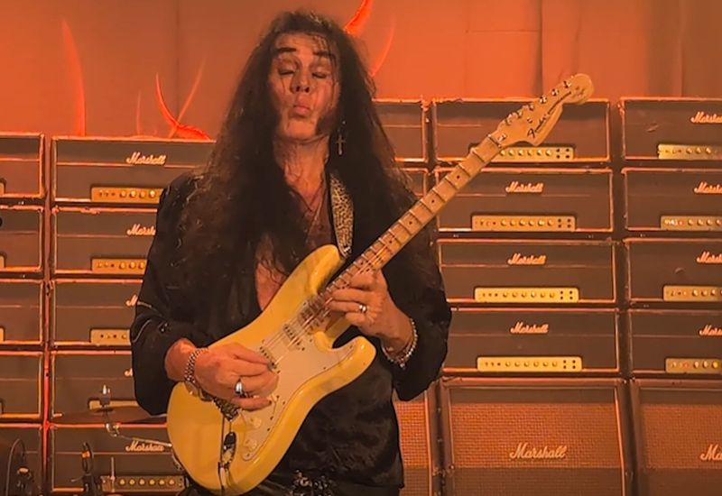 Ο Yngwie Malmsteen σε πορτρέτο