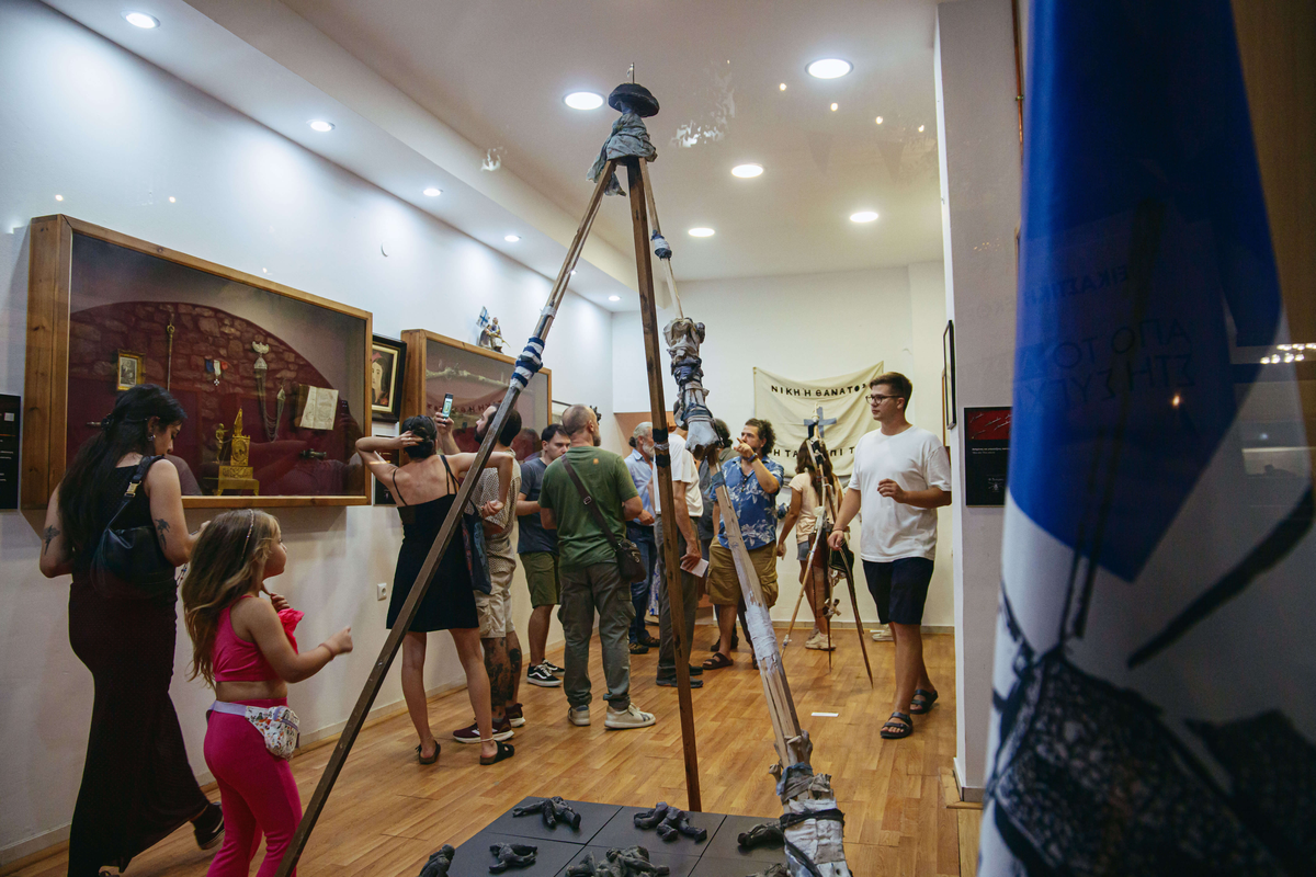 Η σύγχρονη τέχνη αναζωογονεί την καρδιά του Μεσολογγίου (ΦΩΤΟ)