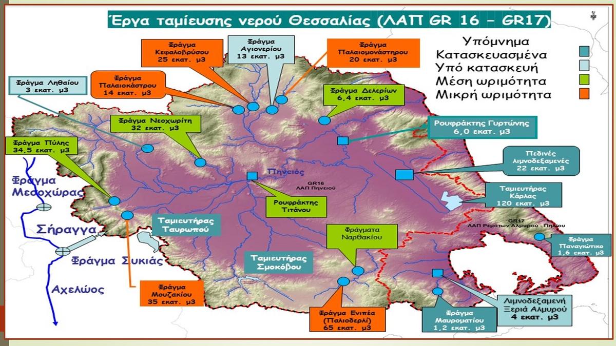 Η κυβέρνηση καθυστερεί τις αποφάσεις της για τα νερά της Θεσσαλίας αδιαφορώντας για τις συνέπειες