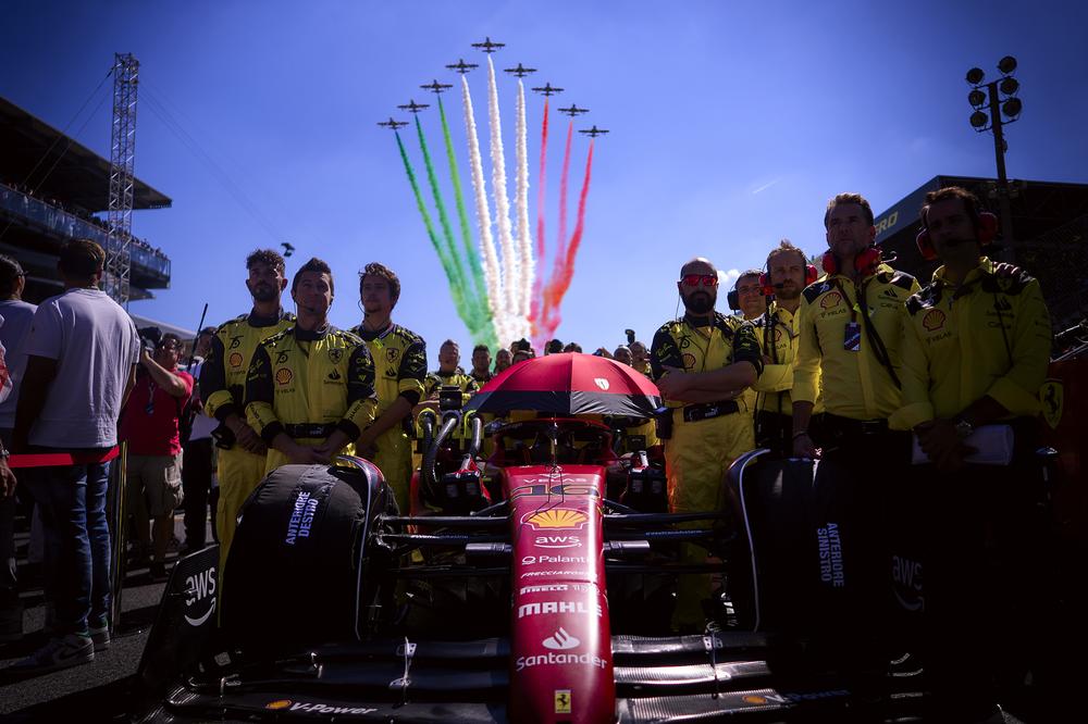 Αγωνιστική στιγμή στη Formula 1