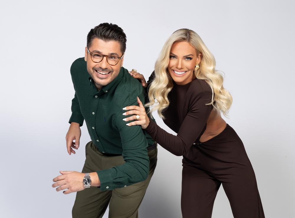 Ο Λάμπρος Κωνσταντάρας και η Ιωάννα Μαλέσκου