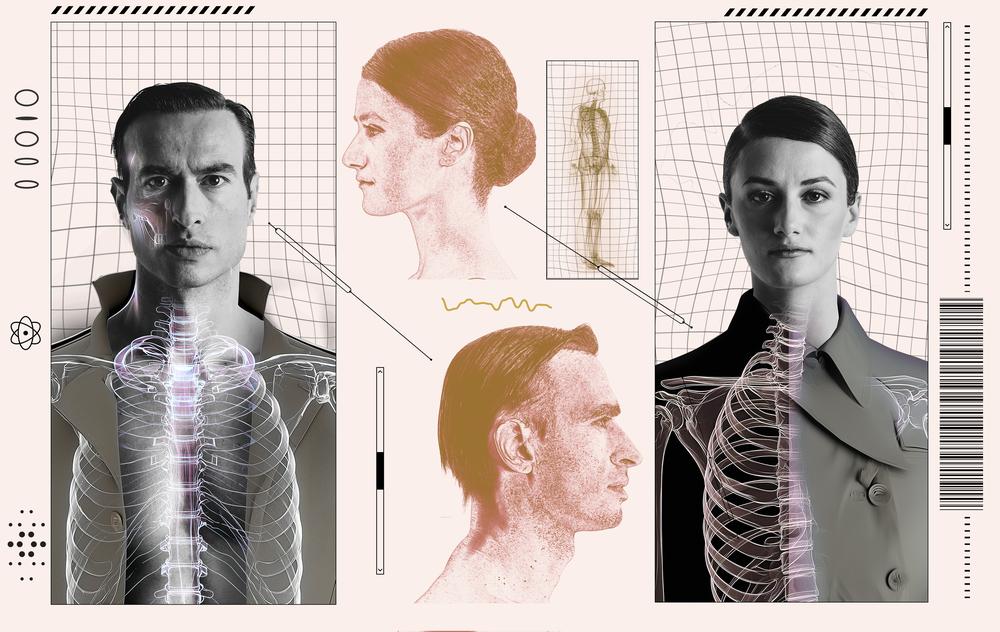 Πορτρέτο του Οδυσσέα Παπασπηλιόπουλου στον ρόλο του Γιόζεφ Κ. από την παράσταση «Η Δίκη»