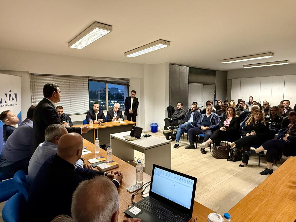 Κώστας Σκρέκας στη Θεσσαλονίκη – ομιλία για τη συμμετοχή στις εσωκομματικές εκλογές της ΝΔ