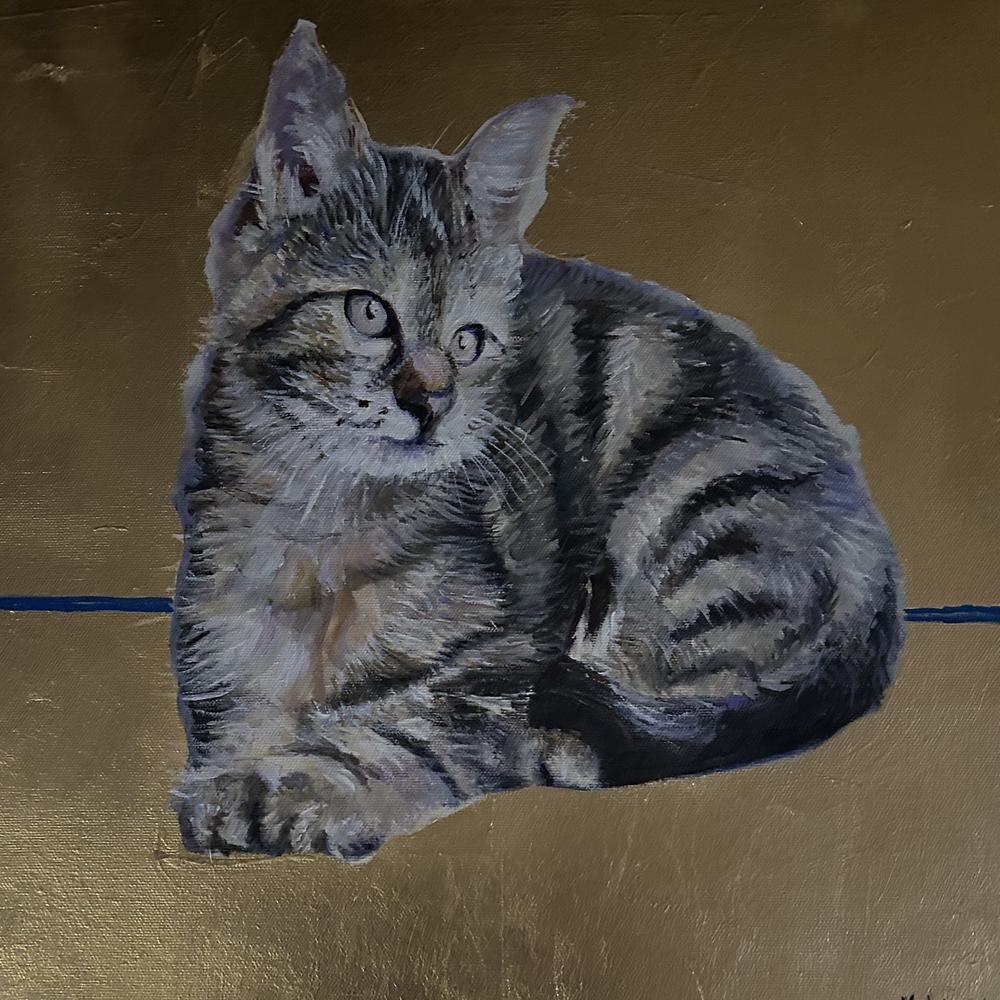 Εσωτερική άποψη της Andie Art Gallery κατά την έκθεση «Αθηνόγατες»