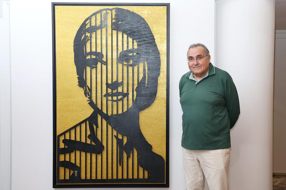 Ο καλλιτέχνης Μάνος Ιωαννίδης.