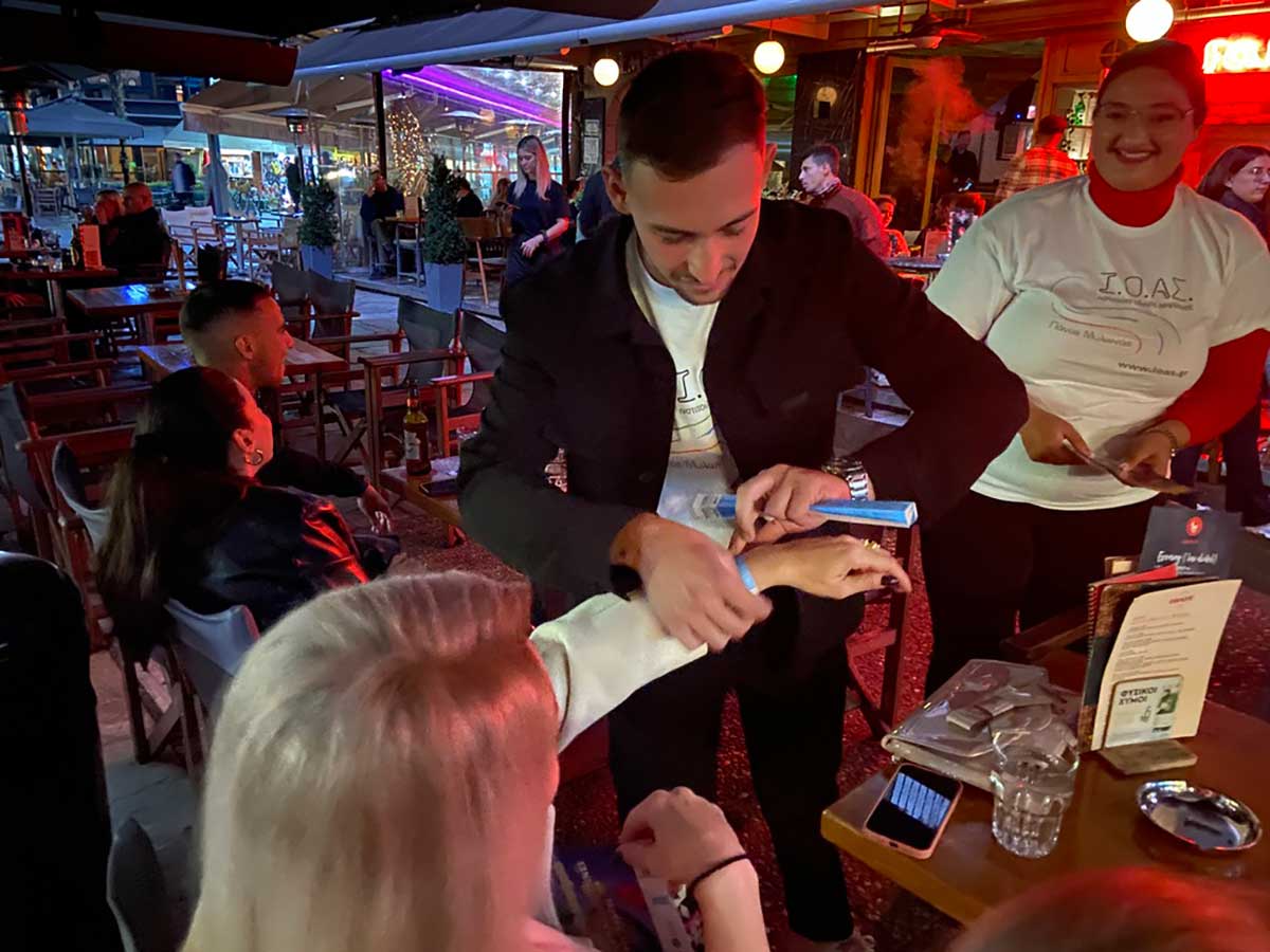Δράση «Νύχτα χωρίς ατυχήματα» στα Τρίκαλα με το μήνυμα «Αλκοόλ και οδήγηση δεν πάνε μαζί»