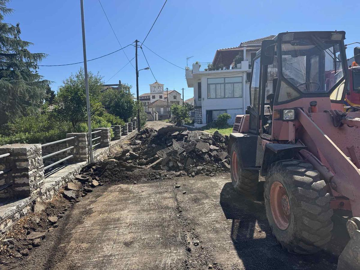 Ολοκληρώθηκε από τον Δήμο Αμφιλοχίας η πεζοδρόμηση κεντρικού δρόμου στην Τοπική Κοινότητα Σπάρτου