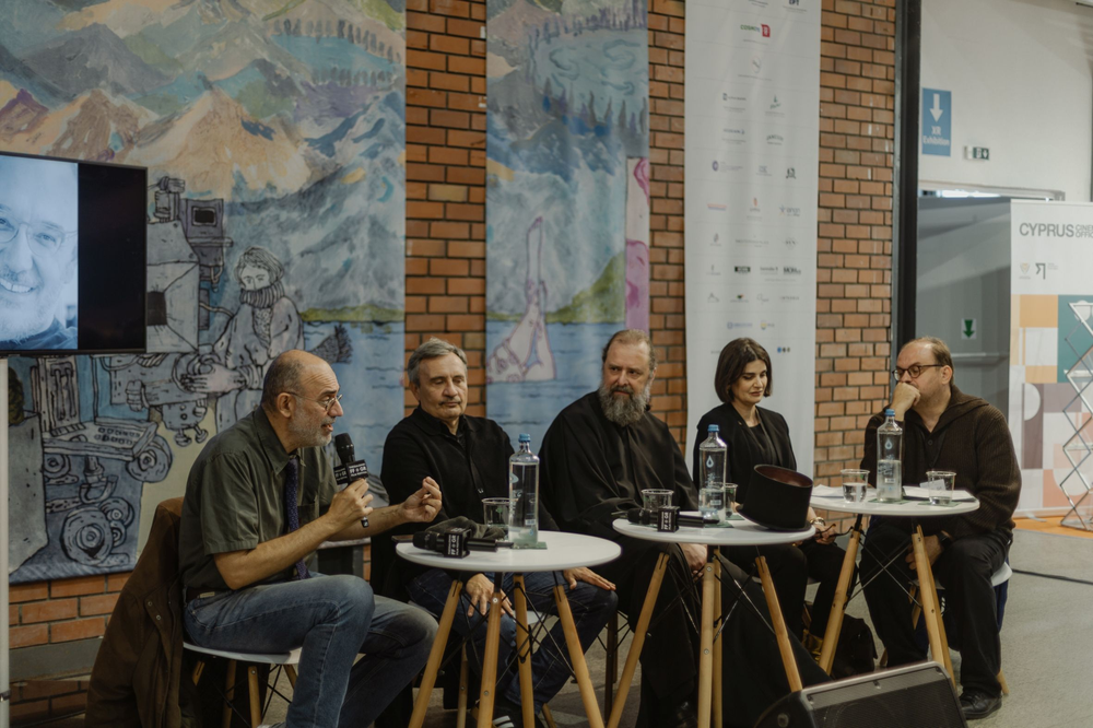 Ο Μητροπολίτης Θεσσαλονίκης Φιλόθεος στην εκδήλωση για τον Χρυσόστομο Σταμούλη.