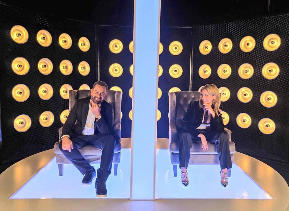 Ο Θέμης Γεωργαντάς και η Κατερίνα Λιόλιου στο After Dark