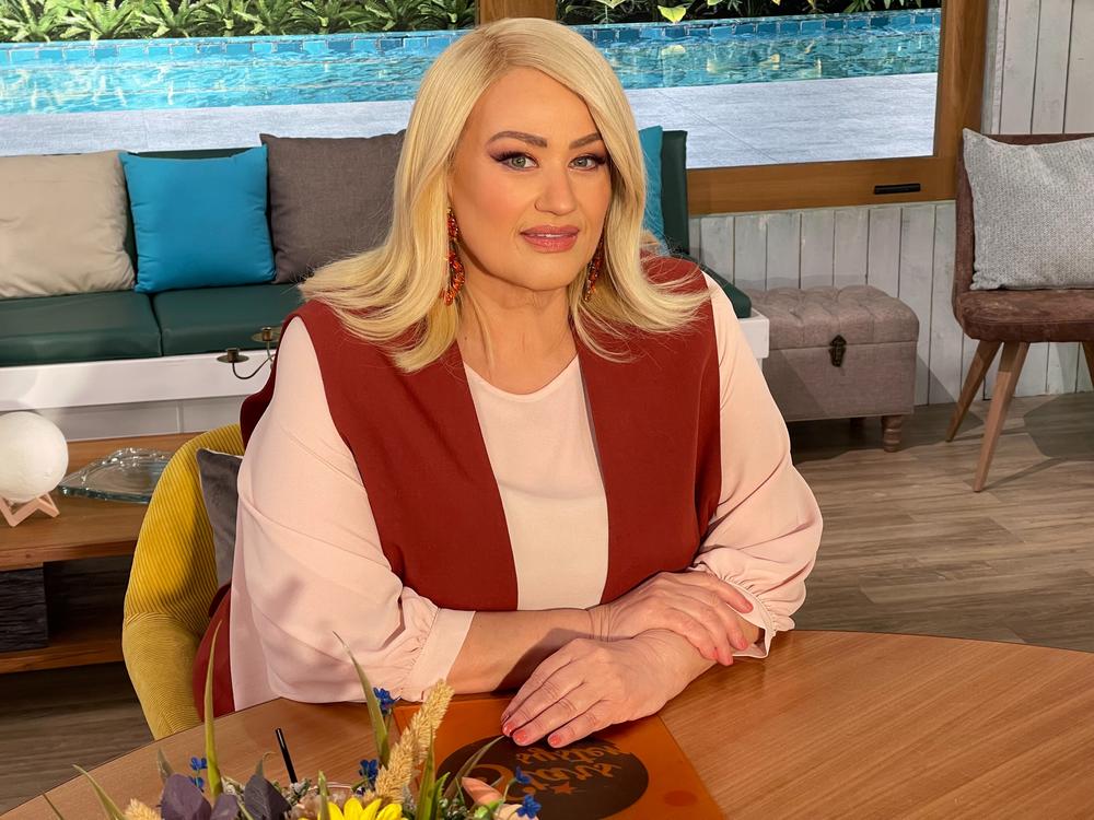 Η Άση Μπήλιου στο πλατό του Star