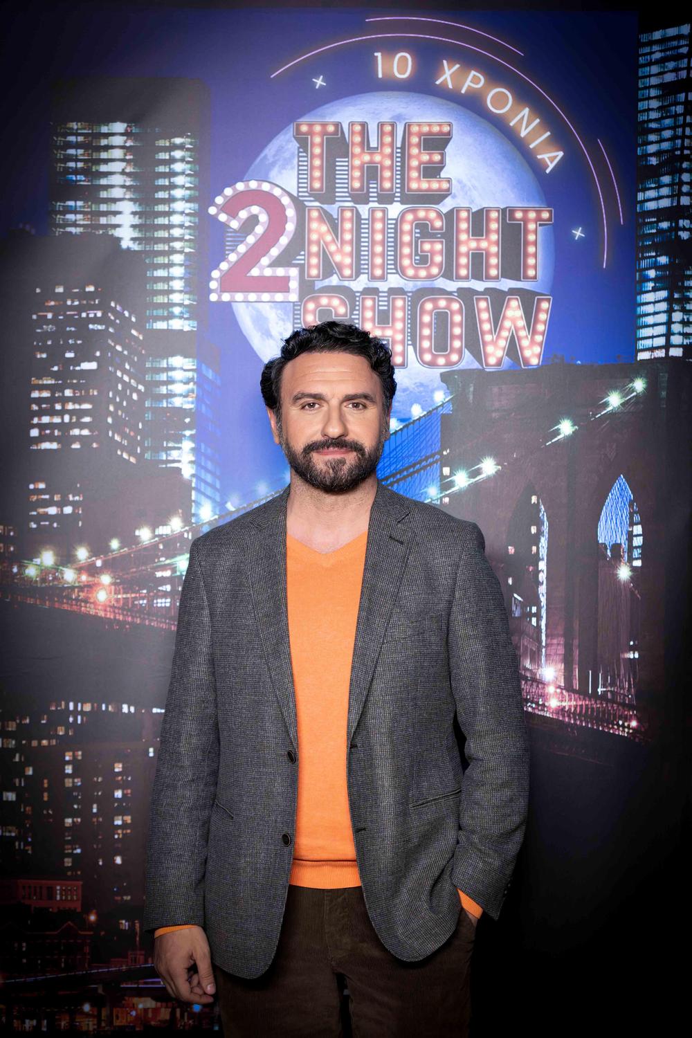 Στιγμιότυπο από τη συνέντευξη με τον Γρηγόρη Αρναούτογλου