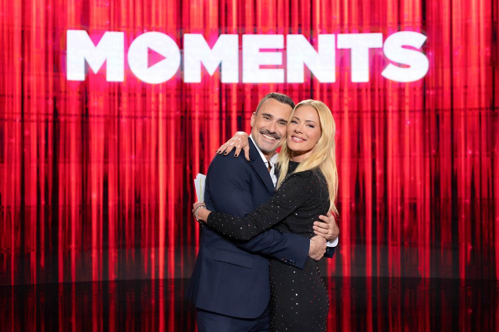 Η Ζέτα Μακρυπούλια στην πρεμιέρα του Moments