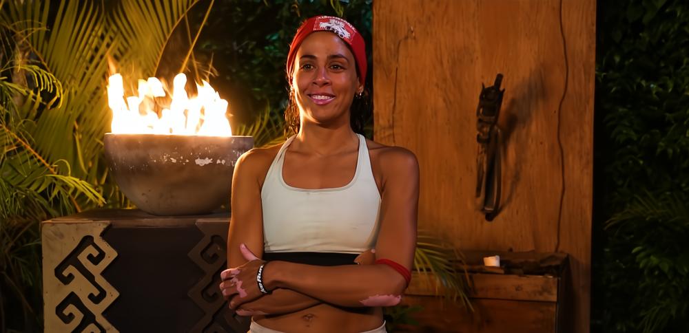 Στιγμιότυπο από την παραμονή της Όλγας Λοβέρα στο Survivor