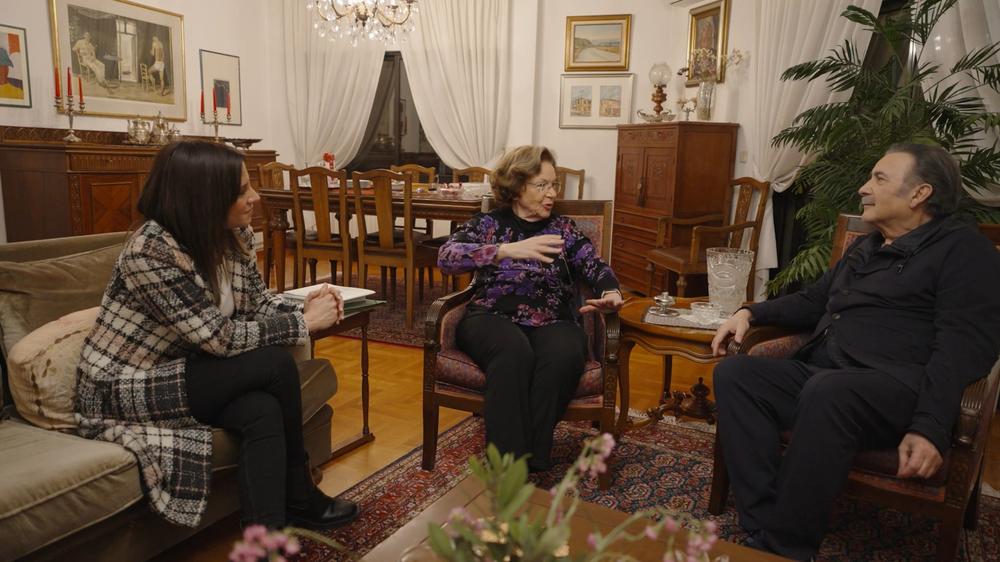 Ο Λάκης Λαζόπουλος και η Νίκη Λυμπεράκη στη Λάρισα