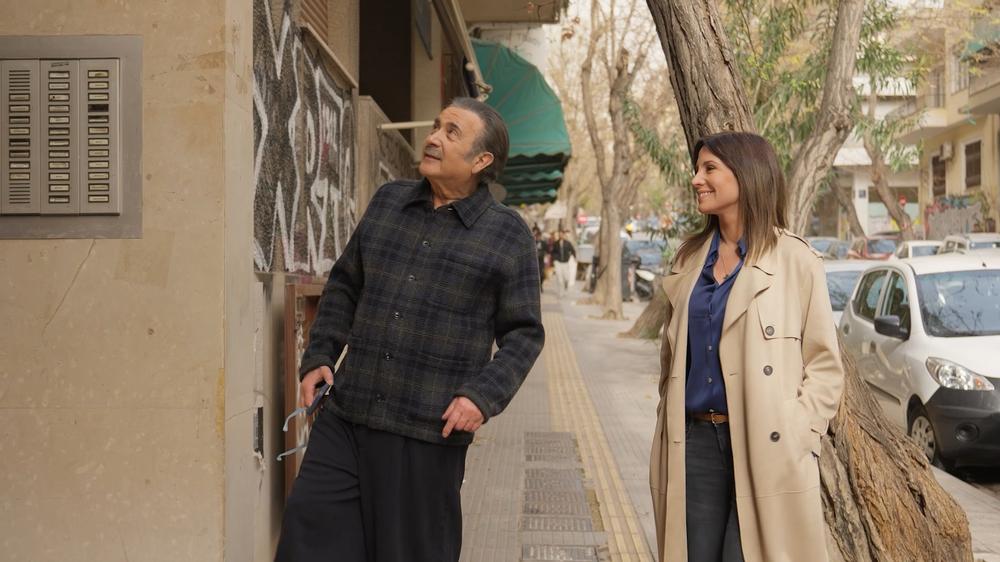 Ο Λάκης Λαζόπουλος με τη Νίκη Λυμπεράκη στην εκπομπή Πάμε μια βόλτα