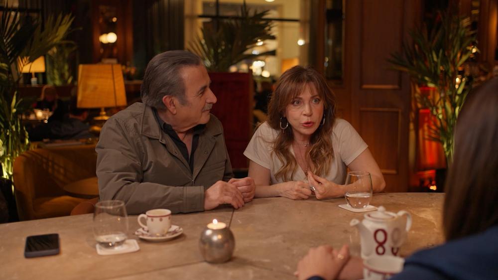 Ο Λάκης Λαζόπουλος με τη Νίκη Λυμπεράκη