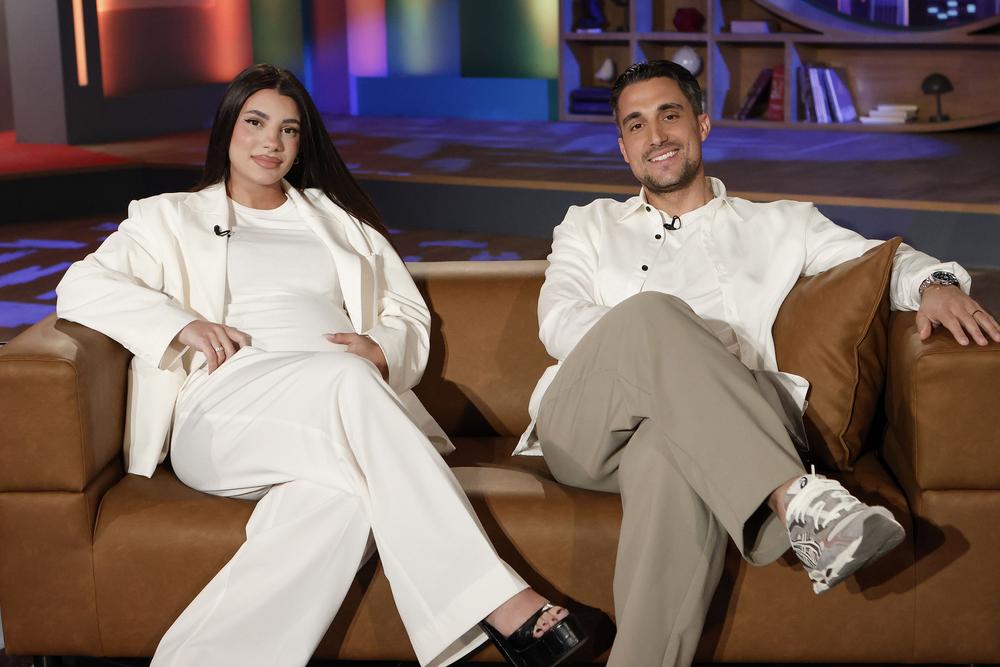 Η Ευαγγελία Πλατανιώτη με τον Φάνη Λαμπρόπουλο