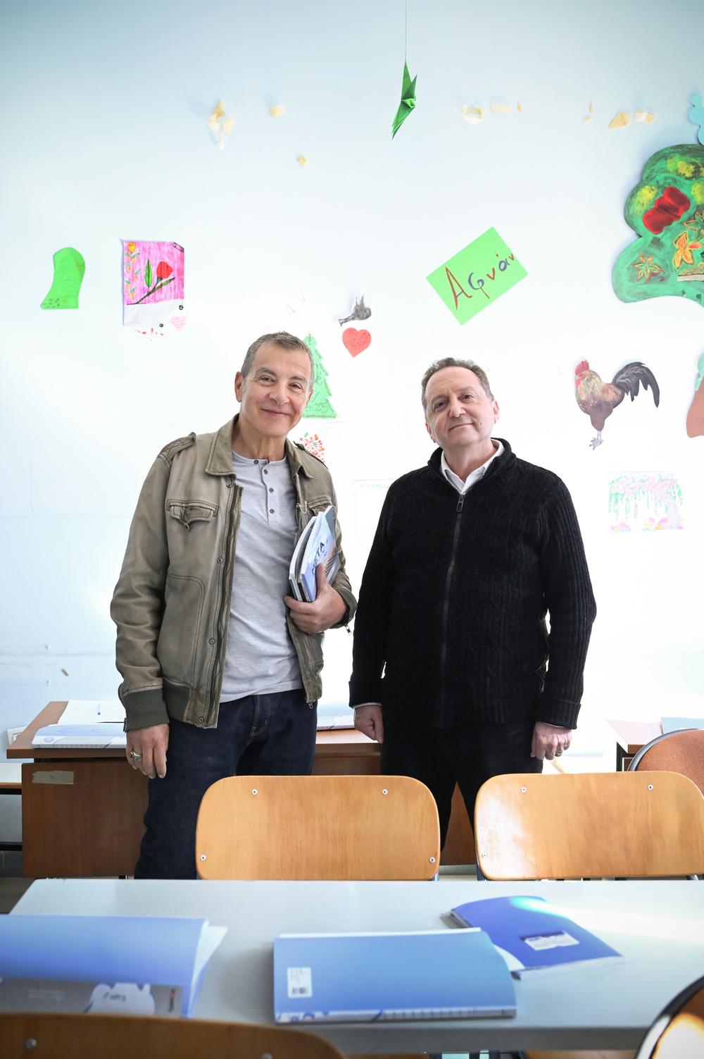 Στιγμιότυπο από την εκπομπή Πρωταγωνιστές