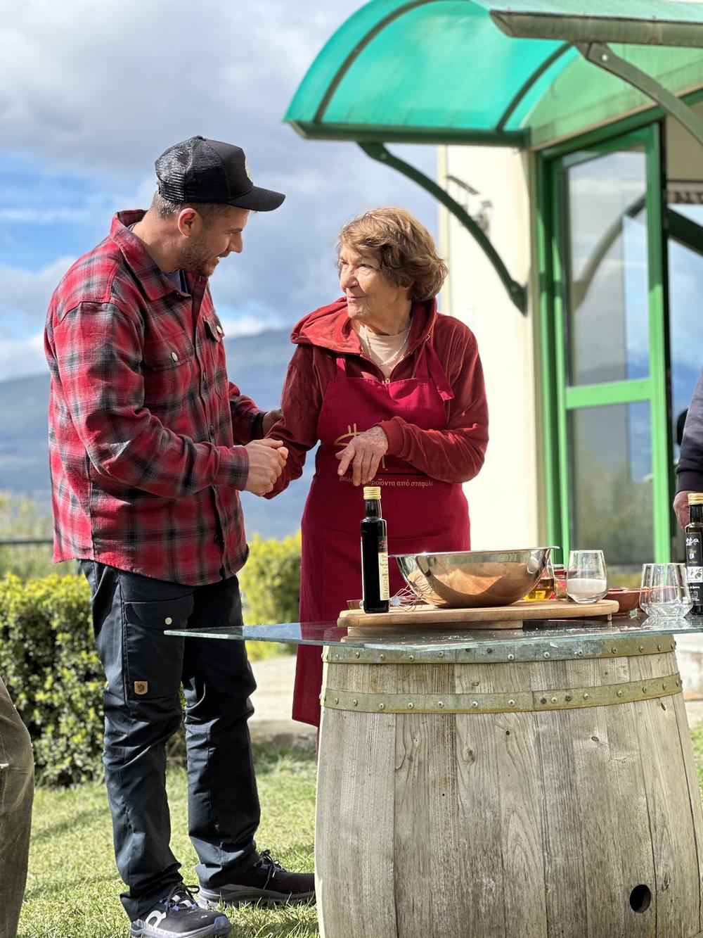 Στιγμιότυπο από το Akis' Food Tour στη Νεμέα