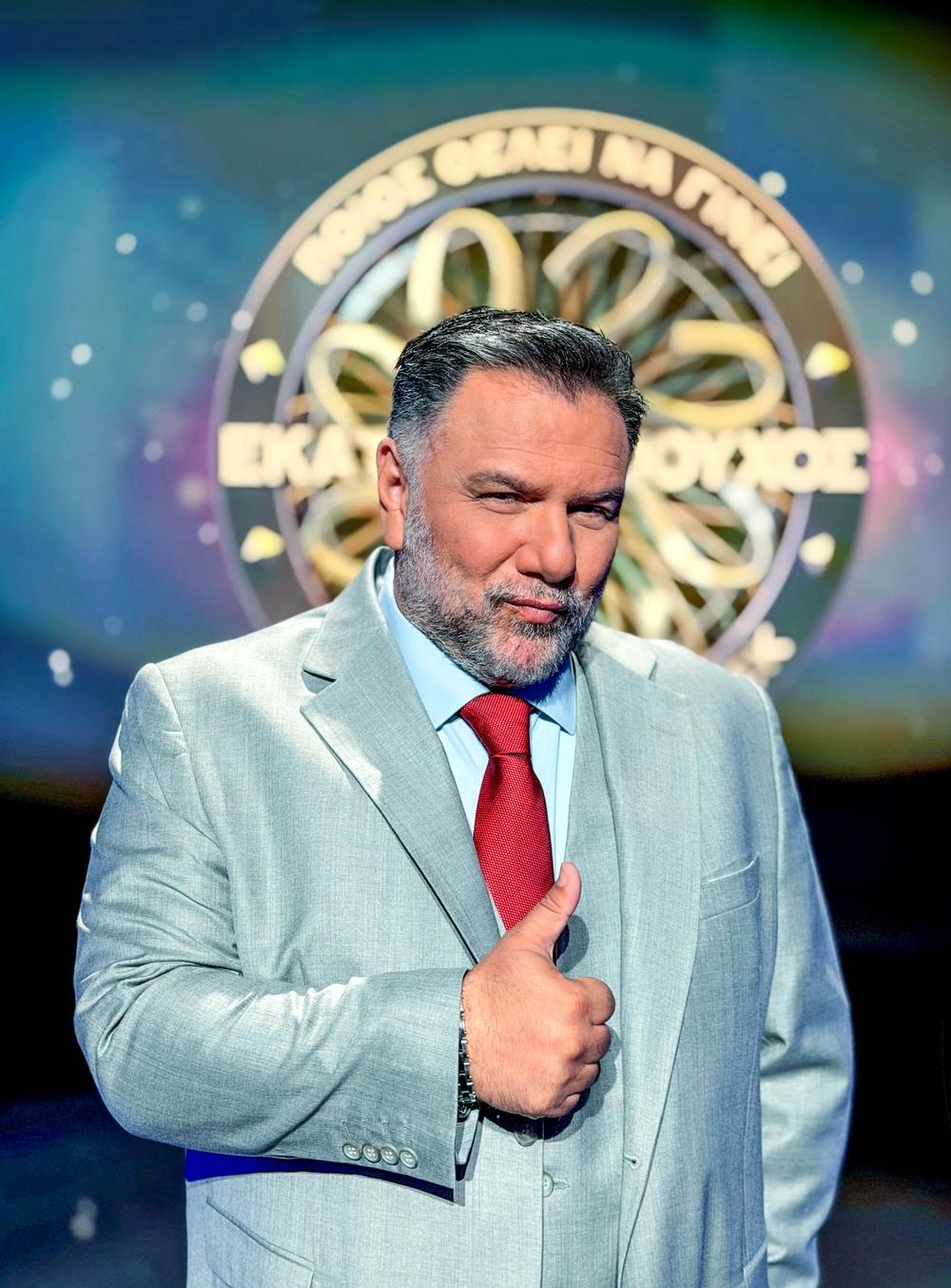 Το λογότυπο και η ατμόσφαιρα του Grand Prize Week στον Εκατομμυριούχο