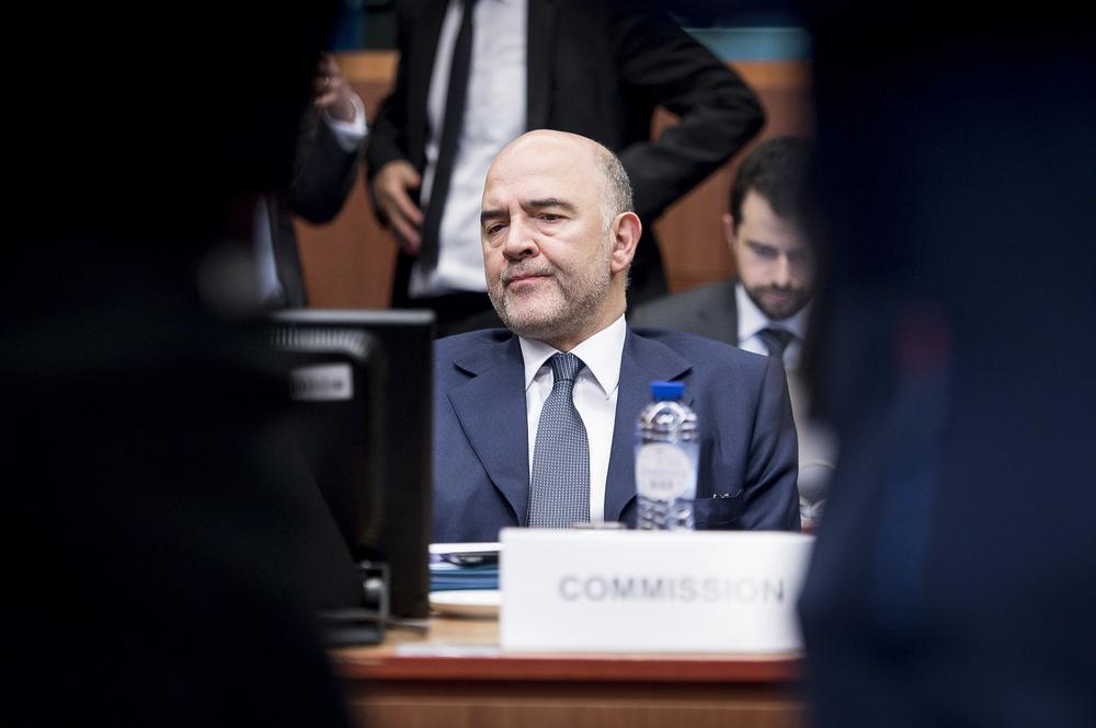Ο Πιερ Μοσκοβισί στο Eurogroup